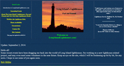 Desktop Screenshot of longislandlighthouses.com